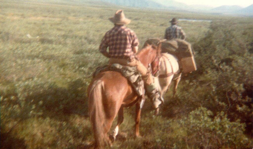 hunting on horseback